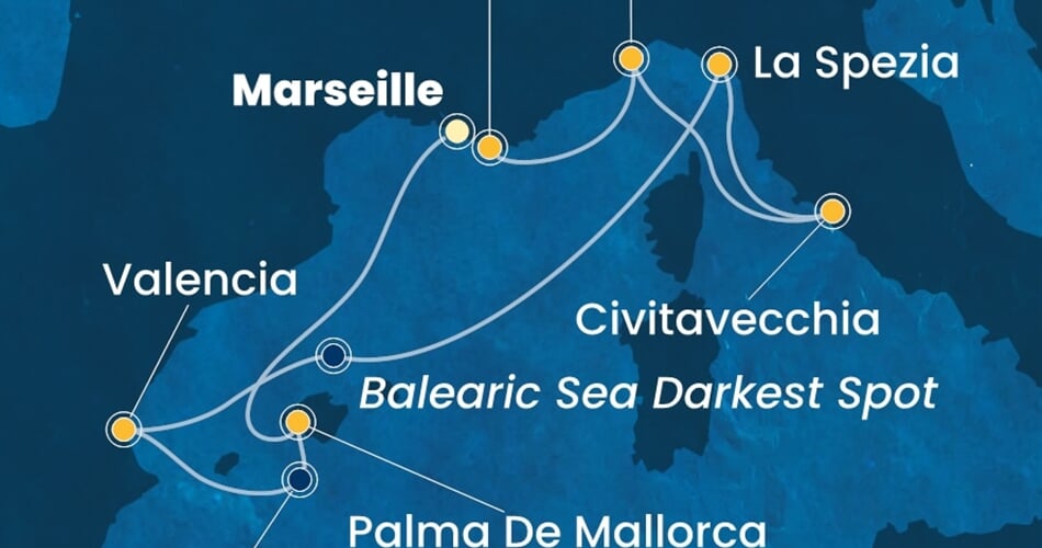 Trasa plavby CPA-MRS07A7Q