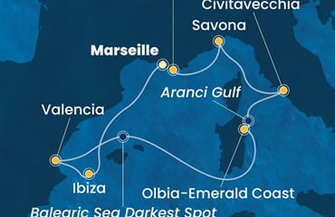 Costa Pacifica - Francie, Španělsko, Itálie (z Marseille)