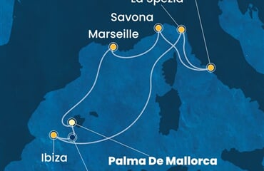 Costa Pacifica - Španělsko, Itálie, Francie (Palma de Mallorca)