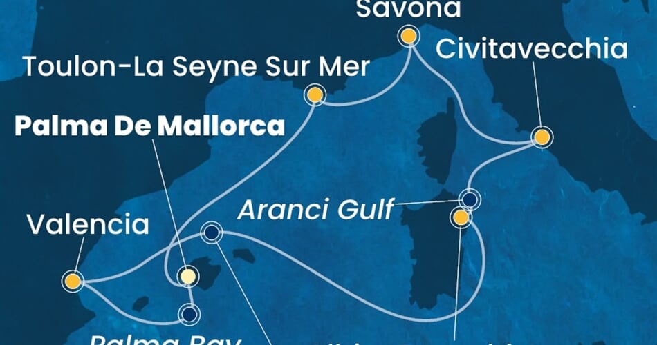 Trasa plavby CPA-PMI07A4M