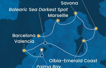 Costa Pacifica - Španělsko, Itálie, Francie (Palma de Mallorca)