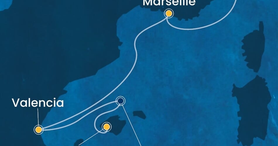 Trasa plavby CPA-SVN03A32