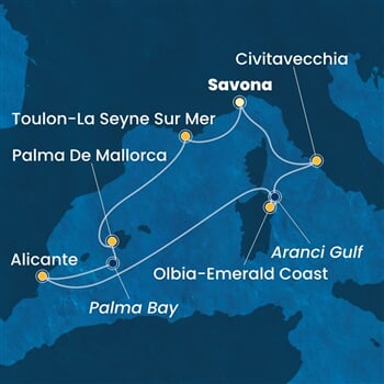 Trasa plavby CPA-SVN07A6Y