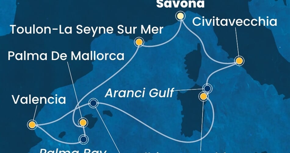 Trasa plavby CPA-SVN07A6Z