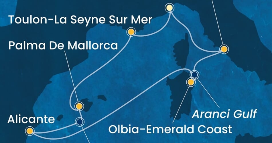 Trasa plavby CPA-SVN07A72