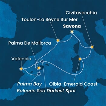 Trasa plavby CPA-SVN07A76