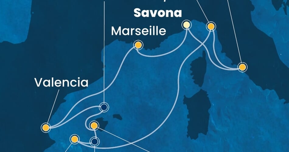 Trasa plavby CPA-SVN08A0J