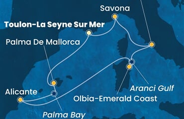 Costa Pacifica - Španělsko, Itálie