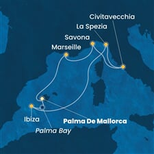 Costa Pacifica - Španělsko, Itálie, Francie (Palma de Mallorca)