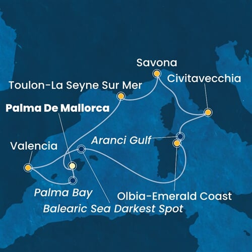 Trasa plavby CPA-PMI07A4L