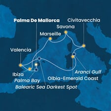 Costa Pacifica - Španělsko, Itálie, Francie (Palma de Mallorca)