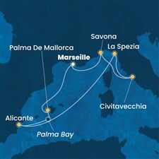 Costa Pacifica - Francie, Španělsko, Itálie (z Marseille)