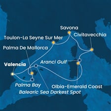 Costa Pacifica - Španělsko, Itálie, Francie (Valencie)