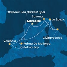 Costa Pacifica - Francie, Španělsko, Itálie (z Marseille)