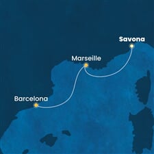 Costa Toscana - Itálie, Francie, Španělsko (ze Savony)