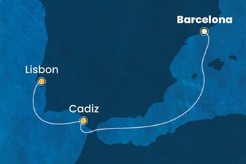 Costa Favolosa - Španělsko, Portugalsko (z Barcelony)