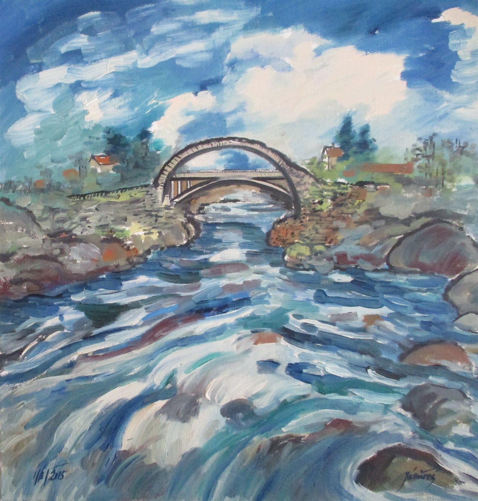 Jaroslava Jáněová: Carridge Inverness Shire, Skotsko, 50 × 50 cm