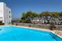 Hotel Pandrossos: fotografie vybavení exteriérů a interiérů ubytování.