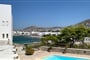 Hotel Pandrossos: fotografie vybavení exteriérů a interiérů ubytování.