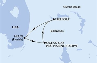 MSC Meraviglia - USA, Bahamy (z Miami)
