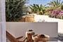 Hotel Dionysos Seaside Resort: fotografie vybavení exteriérů a interiérů ubytování.