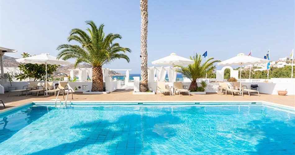 Hotel Marcos Beach: fotografie vybavení exteriérů a interiérů ubytování.