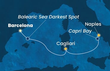 Costa Smeralda - Španělsko, Itálie (z Barcelony)