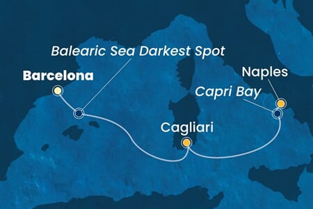 Costa Smeralda - Španělsko, Itálie (z Barcelony)
