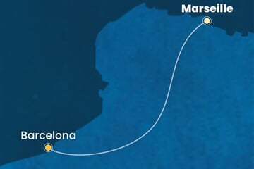 Costa Smeralda - Francie, Španělsko (z Marseille)