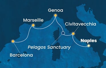 Costa Smeralda - Itálie, Francie, Španělsko (Neapol)