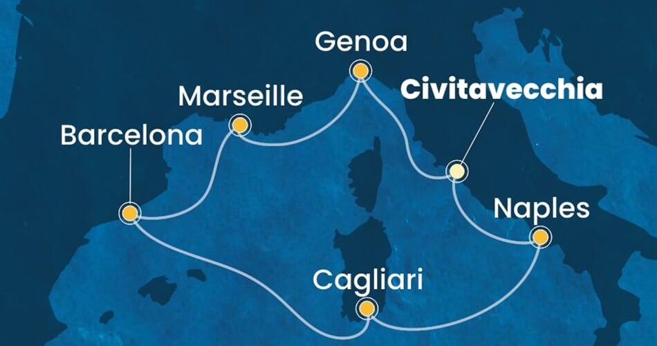 Trasa plavby CTO-CIV07A7P