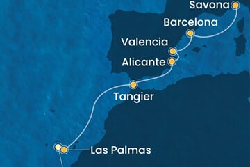 Costa Toscana - Španělsko, Maroko, Itálie (Santa Cruz de Tenerife)