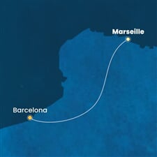 Costa Smeralda - Francie, Španělsko (z Marseille)