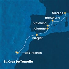 Costa Toscana - Španělsko, Maroko, Itálie (Santa Cruz de Tenerife)