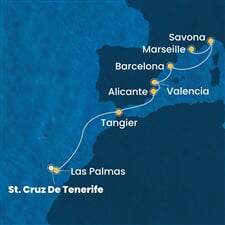 Costa Toscana - Španělsko, Maroko, Itálie, Francie (Santa Cruz de Tenerife)