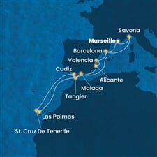 Costa Toscana - Francie, Španělsko, Maroko, Itálie (z Marseille)
