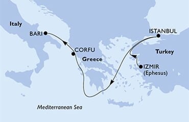 MSC Lirica - Turecko, Řecko, Itálie (Izmir (Smyrna))