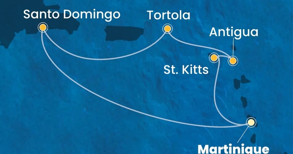 Trasa plavby CFA-FDF06A06