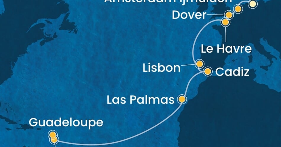 Trasa plavby CFA-HAM18A00