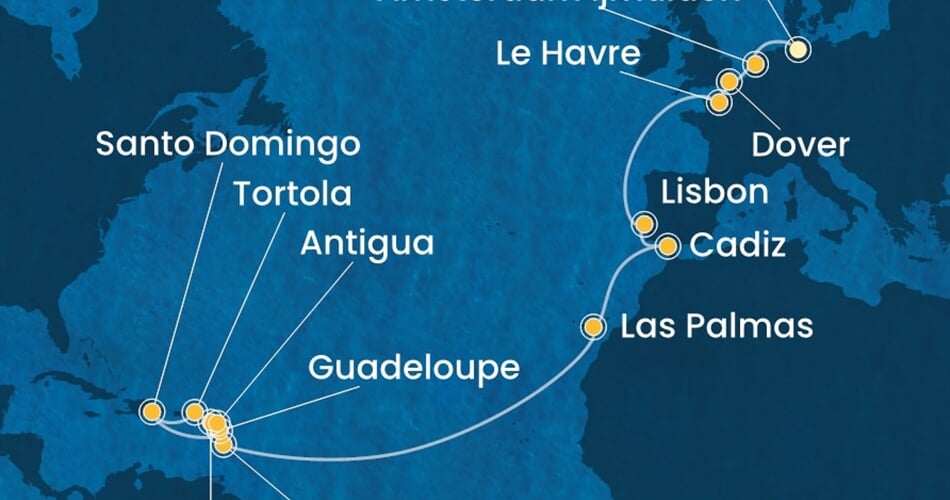 Trasa plavby CFA-HAM24A02