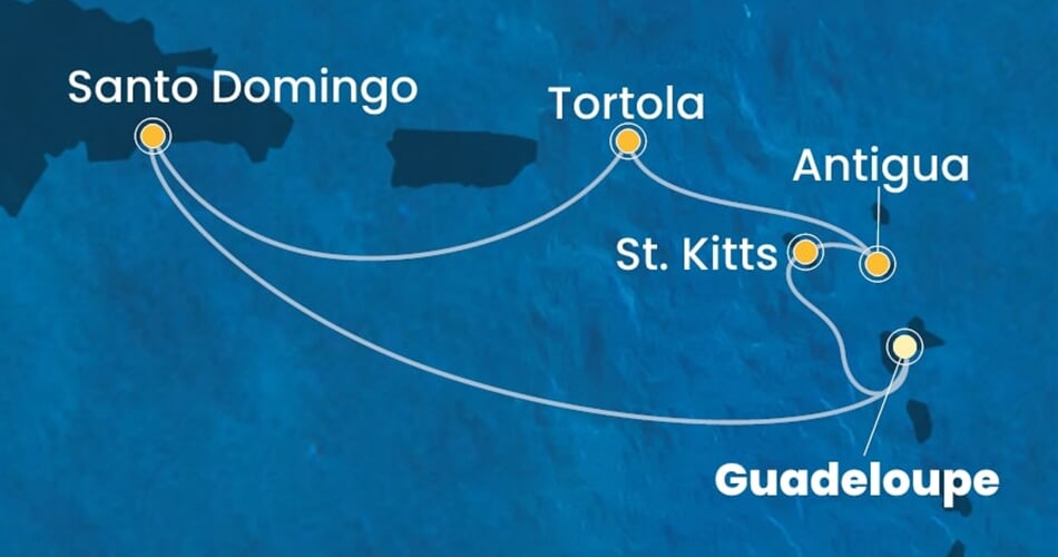 Trasa plavby CFA-PTP06A08