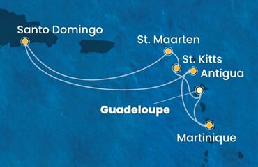 Costa Favolosa - Nizozemské Antily, Dominikán.rep. (Pointe-a-Pitre)