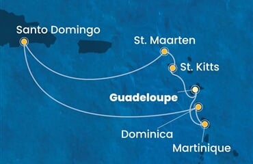 Costa Favolosa - Nizozemské Antily, Dominikán.rep., Dominika (Pointe-a-Pitre)