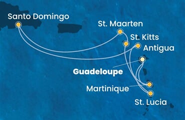 Costa Favolosa - Nizozemské Antily, Dominikán.rep. (Pointe-a-Pitre)