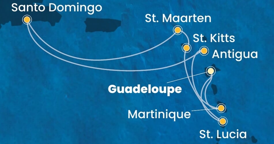 Trasa plavby CFA-PTP08A00