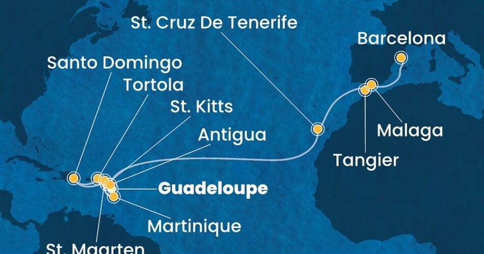 Trasa plavby CFA-PTP21A0D