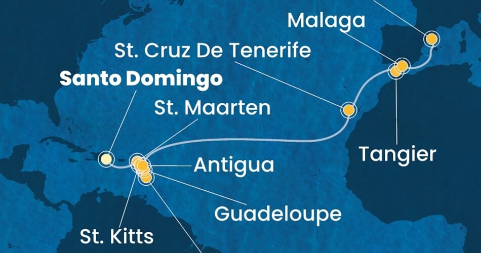 Trasa plavby CFA-SDQ18A01