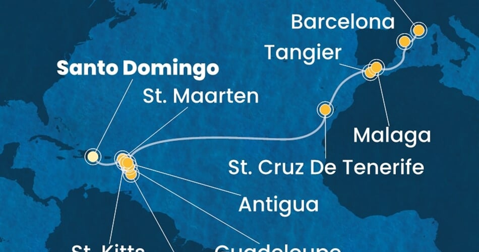 Trasa plavby CFA-SDQ19A01