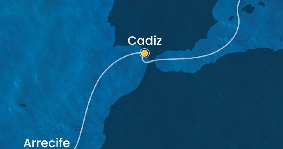 Trasa plavby CPA-BCN05A21