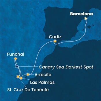 Trasa plavby CPA-BCN08A0K